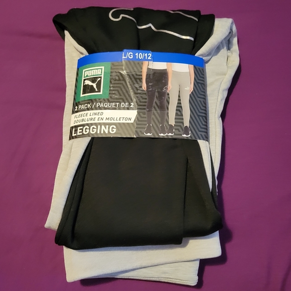 Fleece lined Puma Leggings - Picture 1 of 2